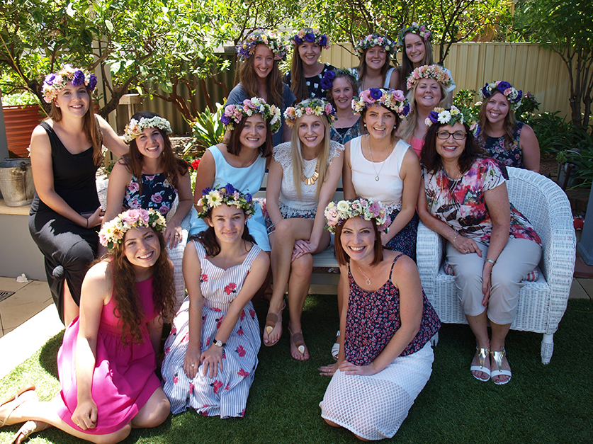 15 Baby Shower Planning Secrets Every Host Should Know - [Women with Flower Crowns Pictured]