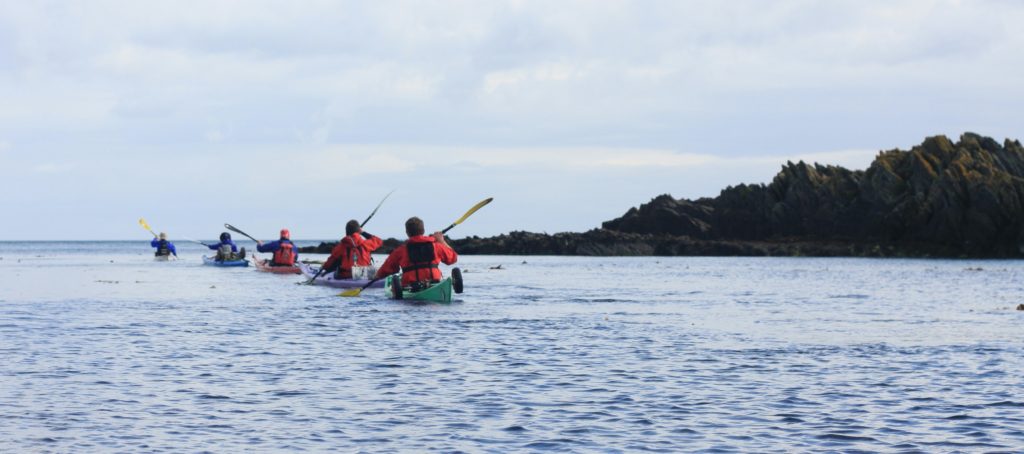 five people canoeing on a river with a forest on the right hand side - 11 Fun Things To Do On This Labor Day Weekend
