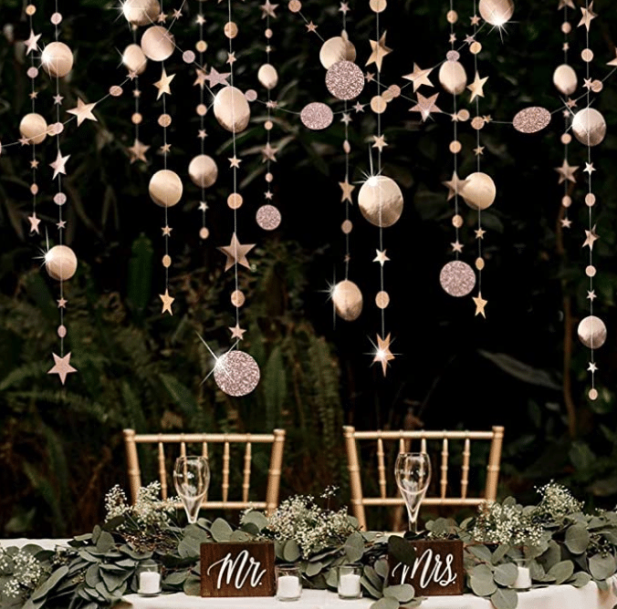 celestial moon and star party hanging decorations