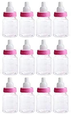 pack of pink baby bottles