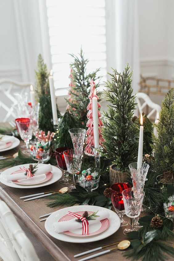 christmas holiday tablescapes