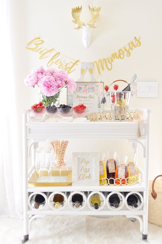 mimosa bar kit for holiday decorating