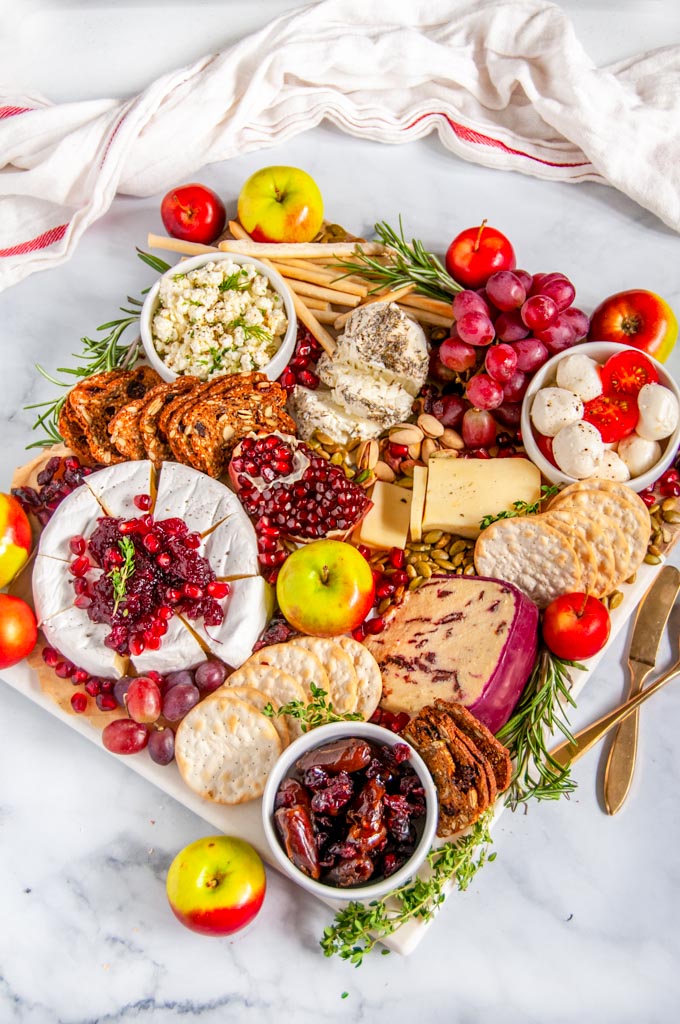 new years brunch festive cheeseboard