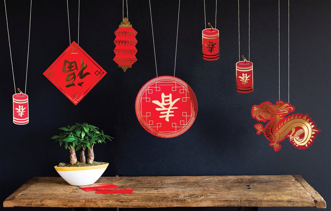chinese new year decoration etsy