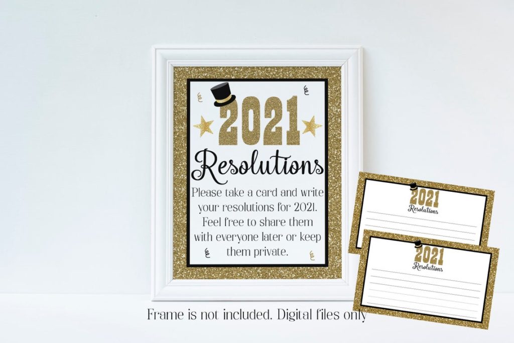 2021 resolutions