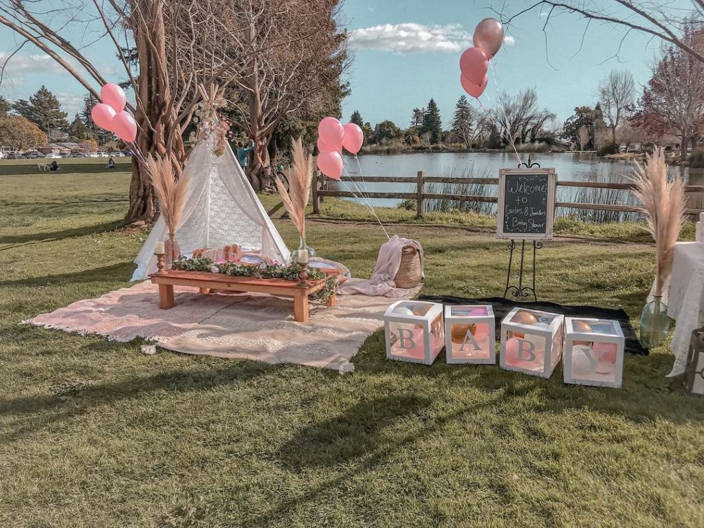 pastel pink baby shower ideas for girls