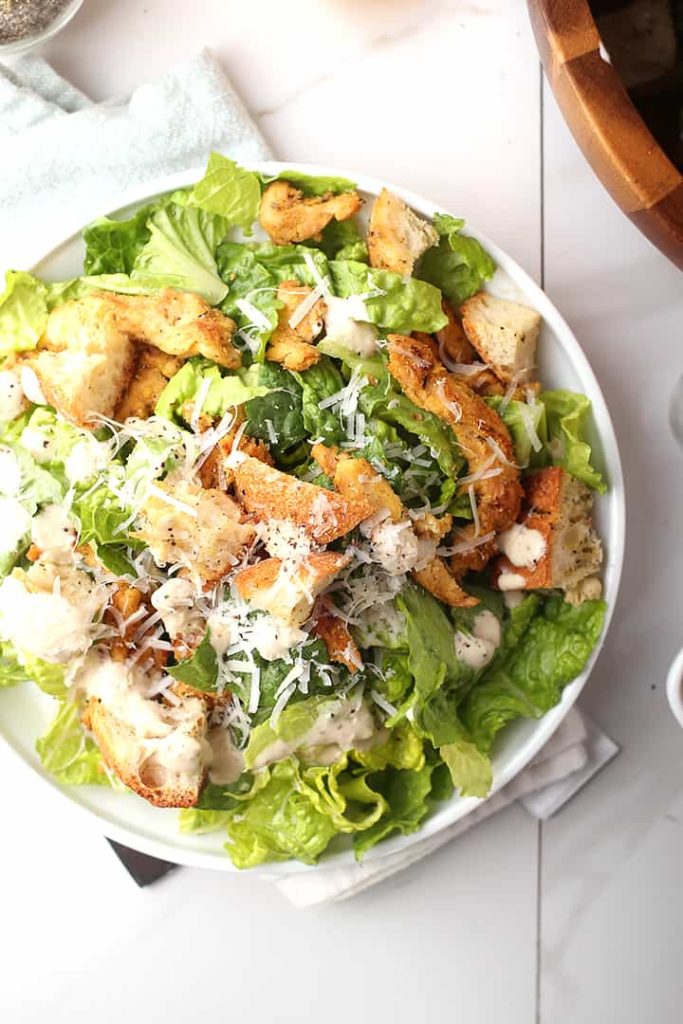 vegan chicken caesar salad Mother's Day brunch recipes