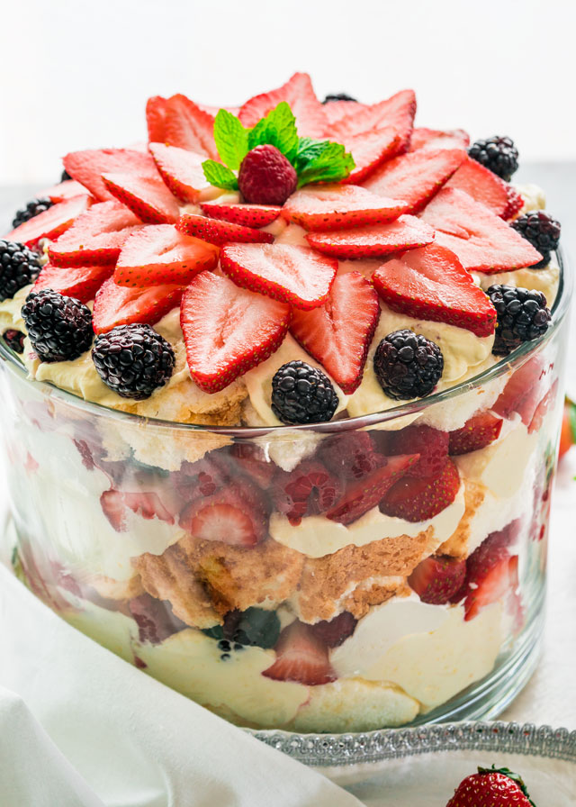 angel berry trifle