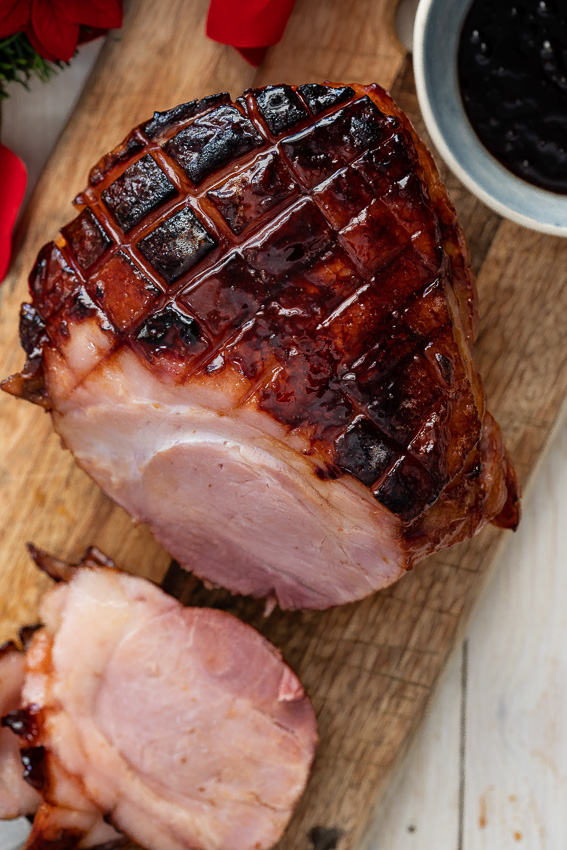 apricot glazed ham