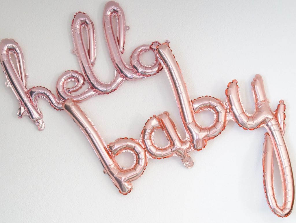 hello baby sign for drive-by baby shower