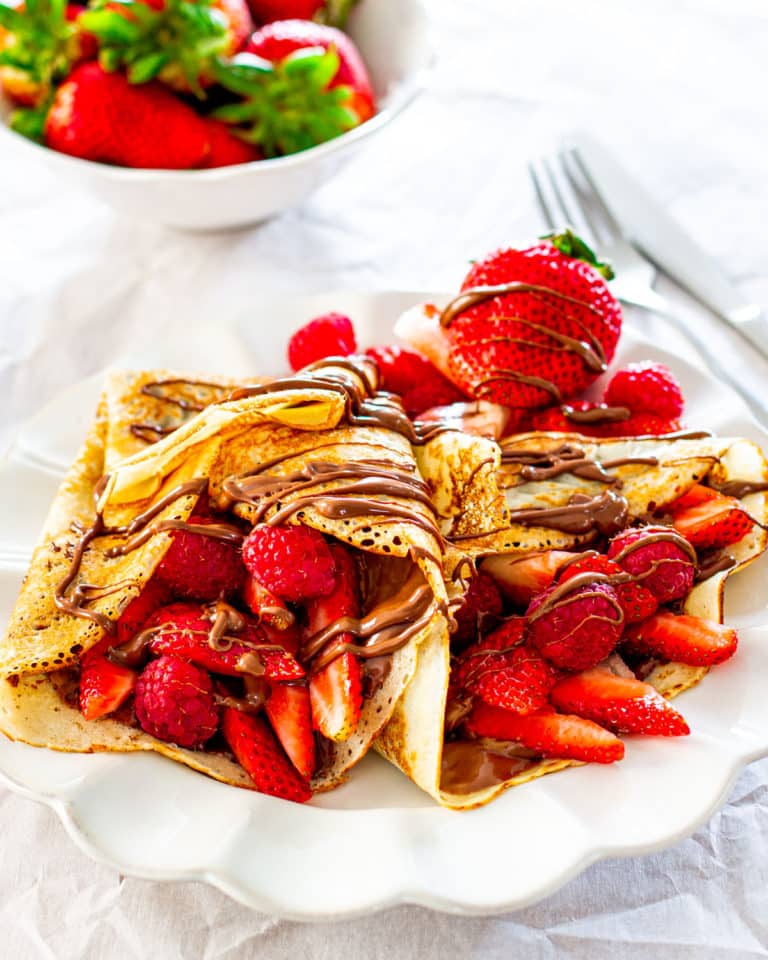 nutella crepes Mother's Day brunch recipes