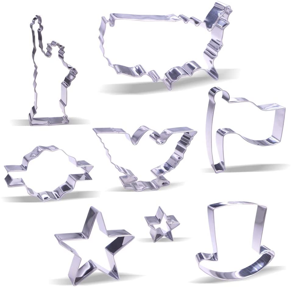 4th of July Cookie Cutter Shapes