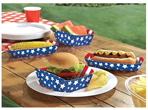 4th of July Party Hotdog Baskets