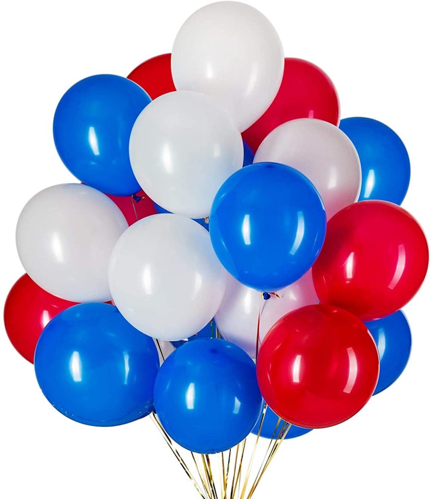 Red, White and Blue Balloons