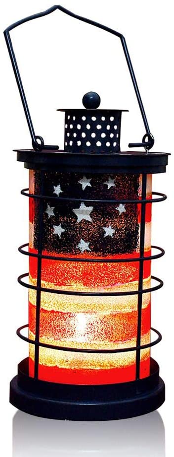 American Flag Outdoor Lantern