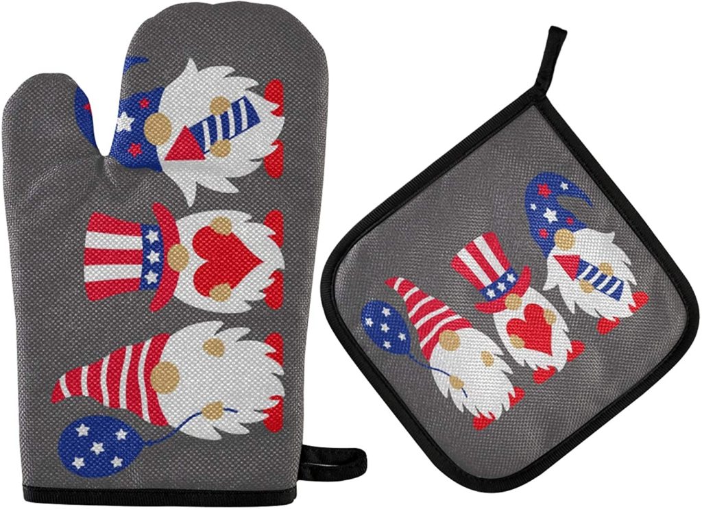 4th of July Grill Gloves and Heat Pad