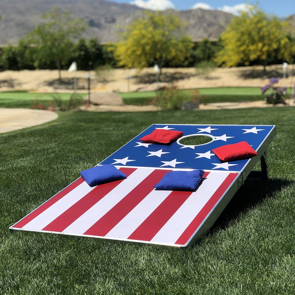 American Flag Corn Hole Game