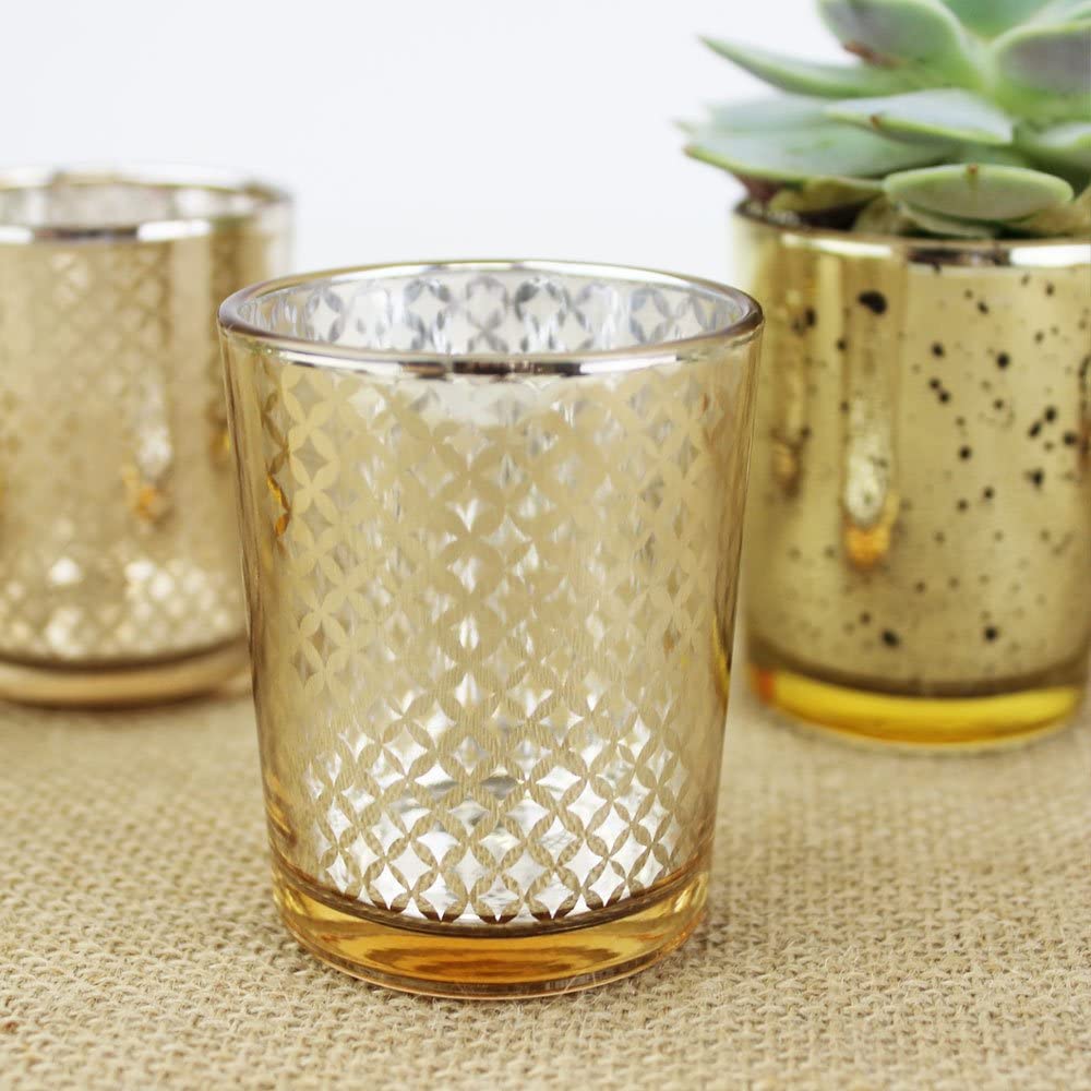 gold candle holders