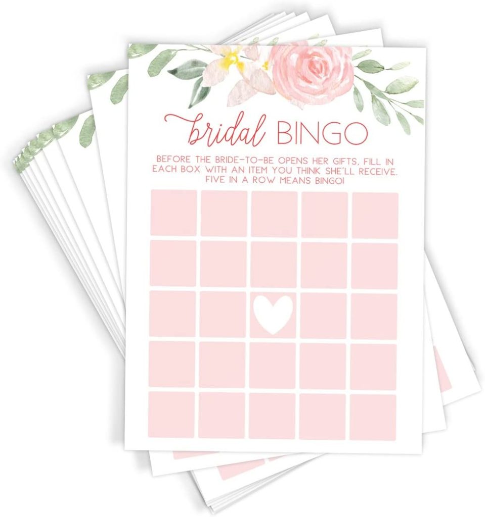 bridal bingo