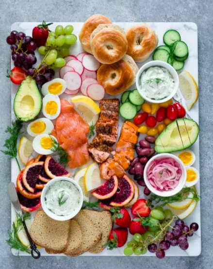 Smoked Salmon Breakfast Platter