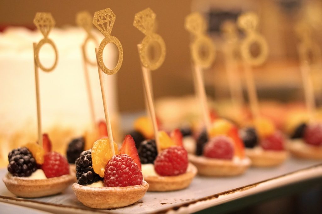 sweet canapes bridal 