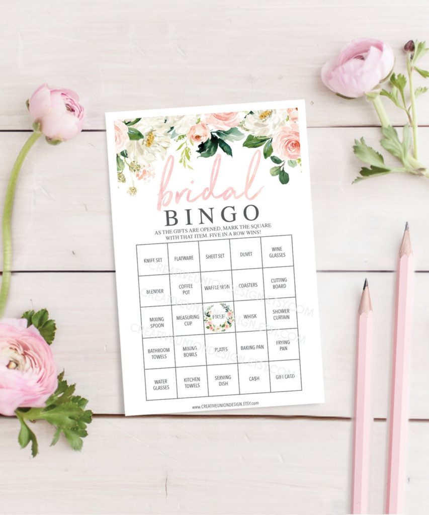 bridal bingo