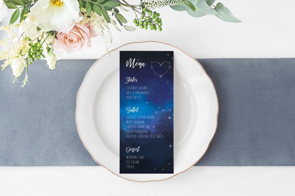 etsy celestial menus