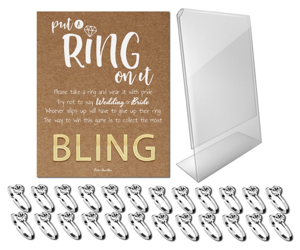 bridal shower games put a ring on it