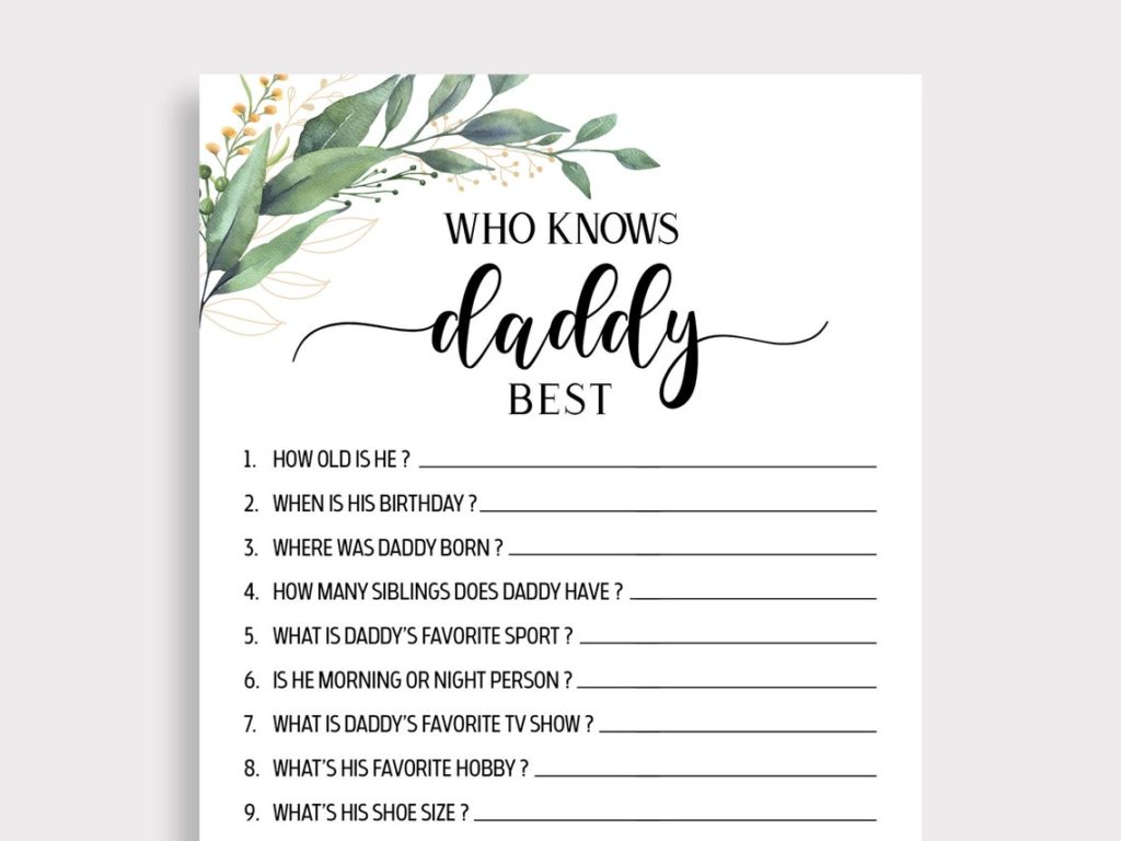 who knows daddy best