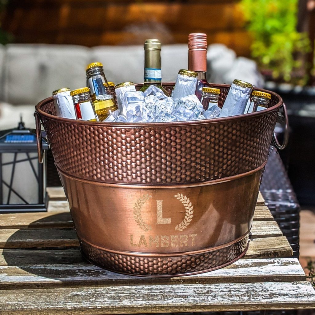 copper ice bucket