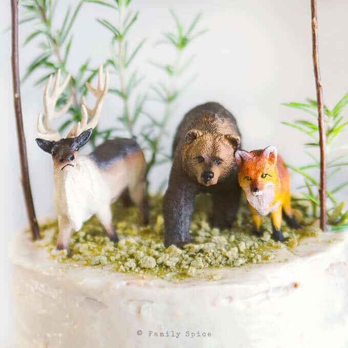 cream cheese woodland cake