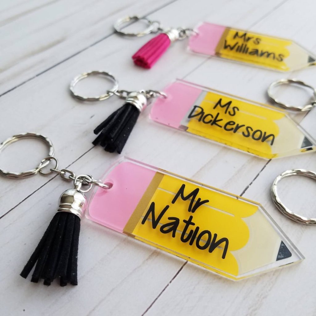 pencil key chain