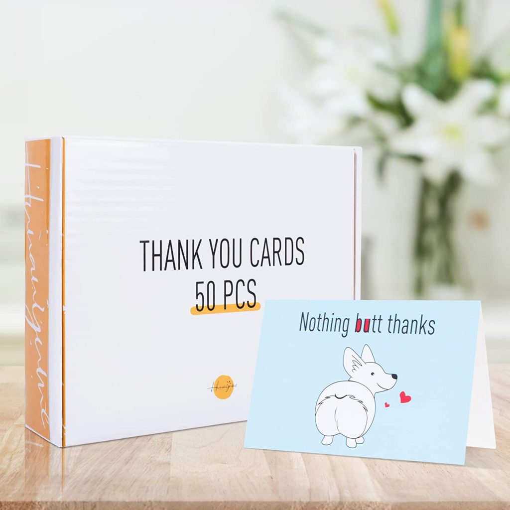 Nothing Butt Thanks Card