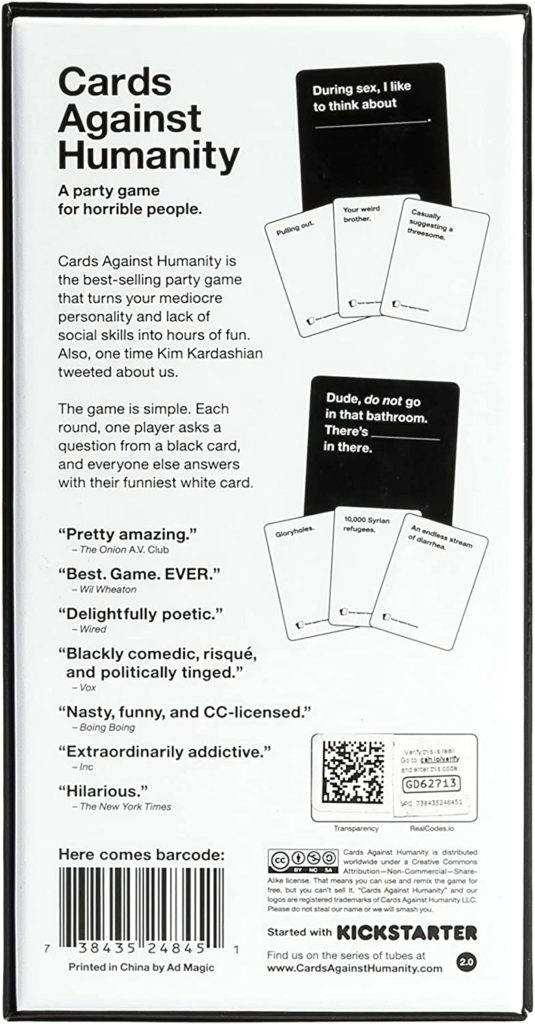 cards against humanity