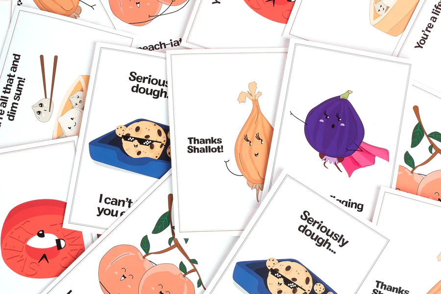 assorted funny thank you cards by cotier brand