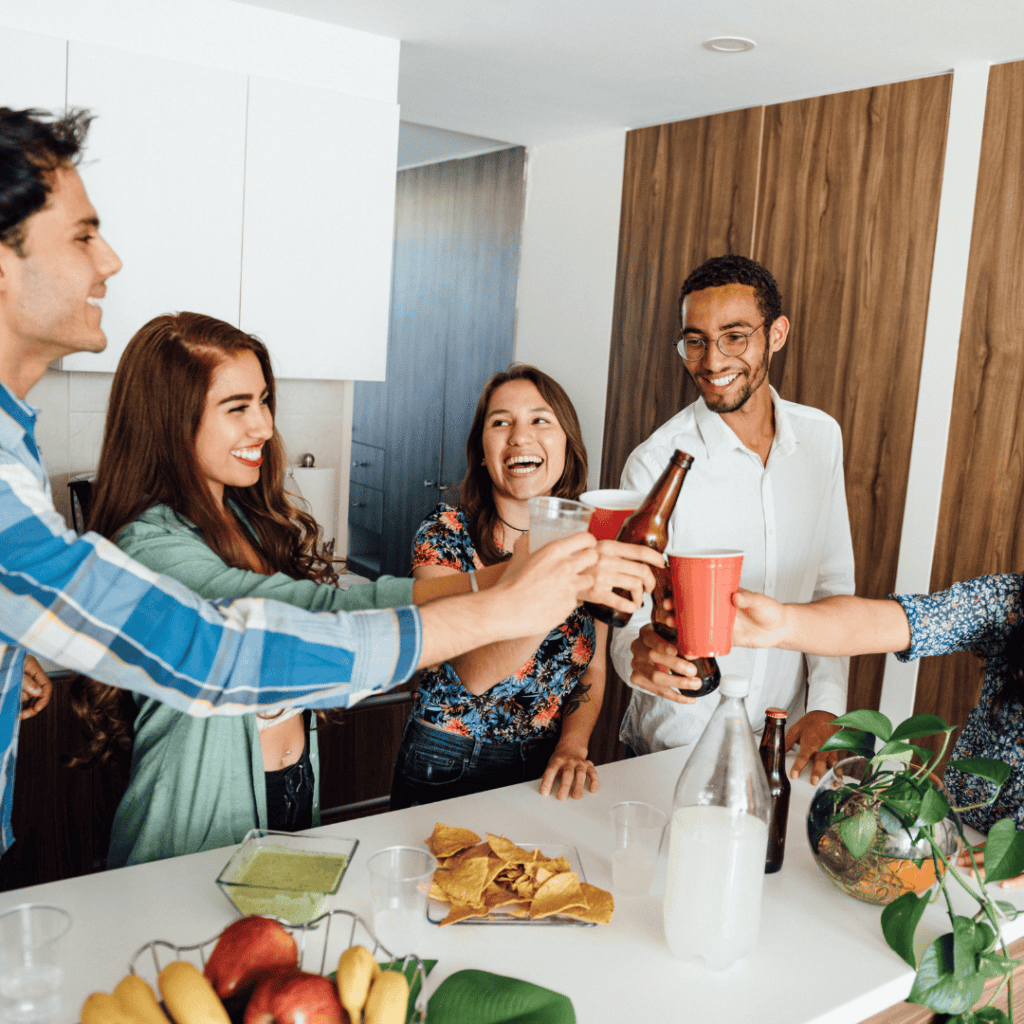 people playing fun games at a party