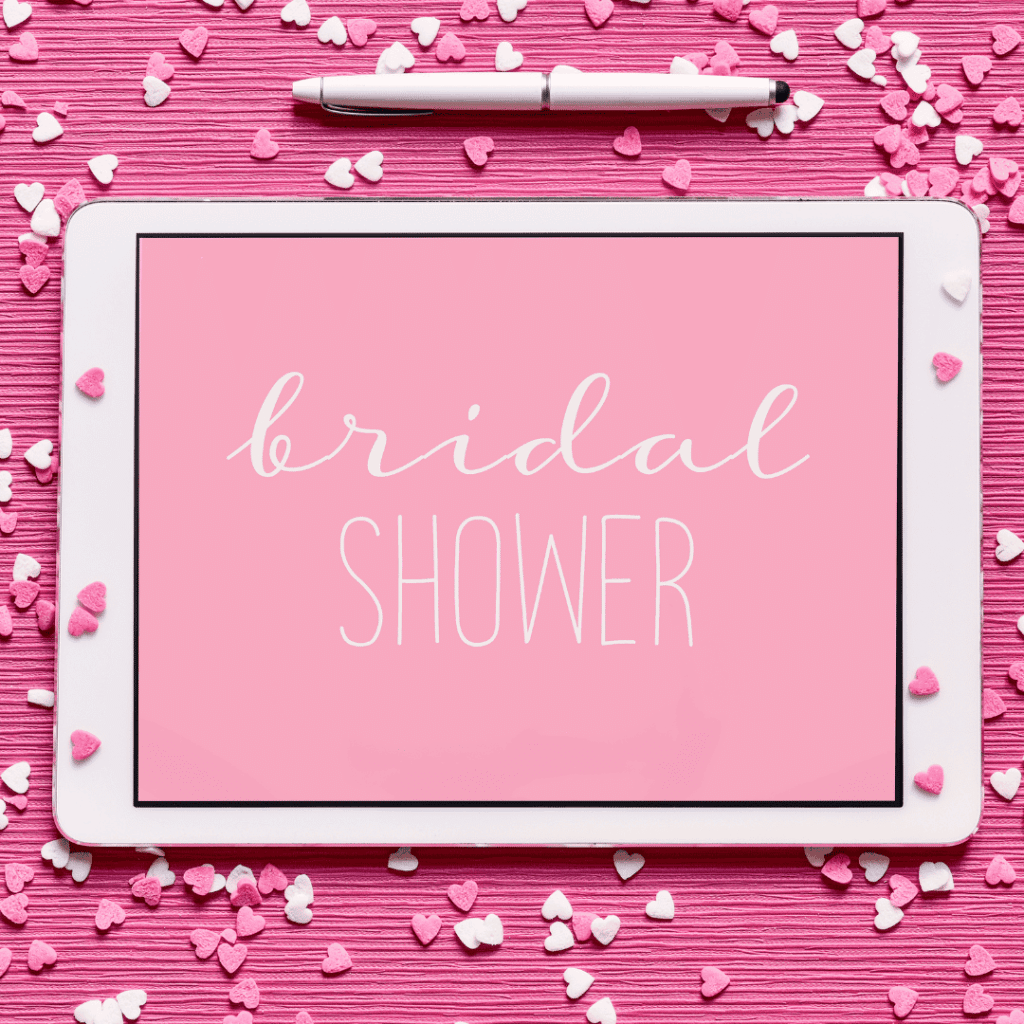 bridal shower planner