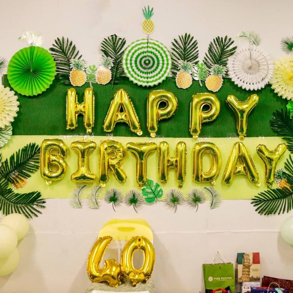 cheap birthday decor