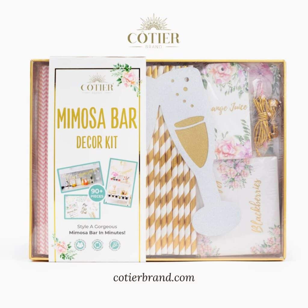 Cotier Brand mimosa bar kit