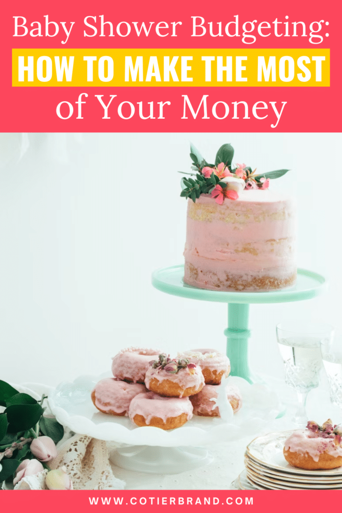 baby shower budgeting tips pinterest pin