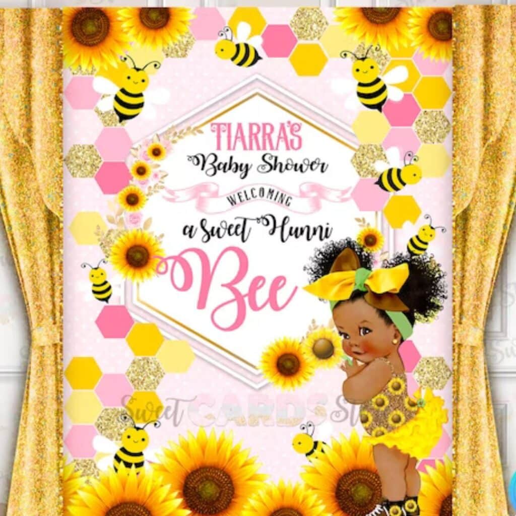 sweet bee baby shower theme decor