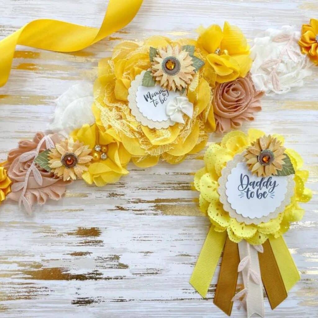 baby sunflower baby shower theme decor