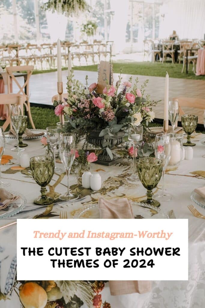 the cutest baby shower themes 2024 pinterest pin