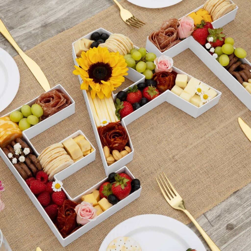 eat charcuterie board letters gift for hostesses